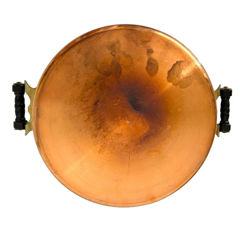 Vintage Coppercraft Guild Copper Serving Dish Lid Clad Aluminum Saute Pan Set 5